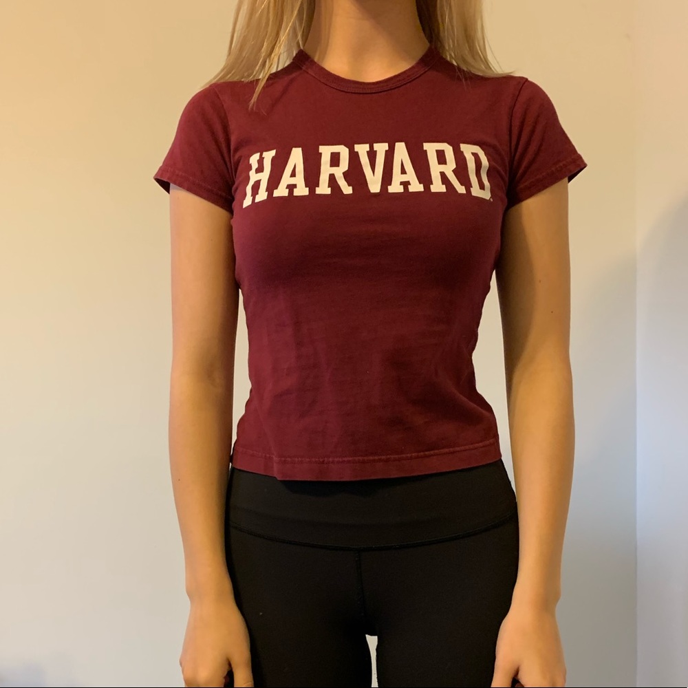 Vintage Harvard crop top